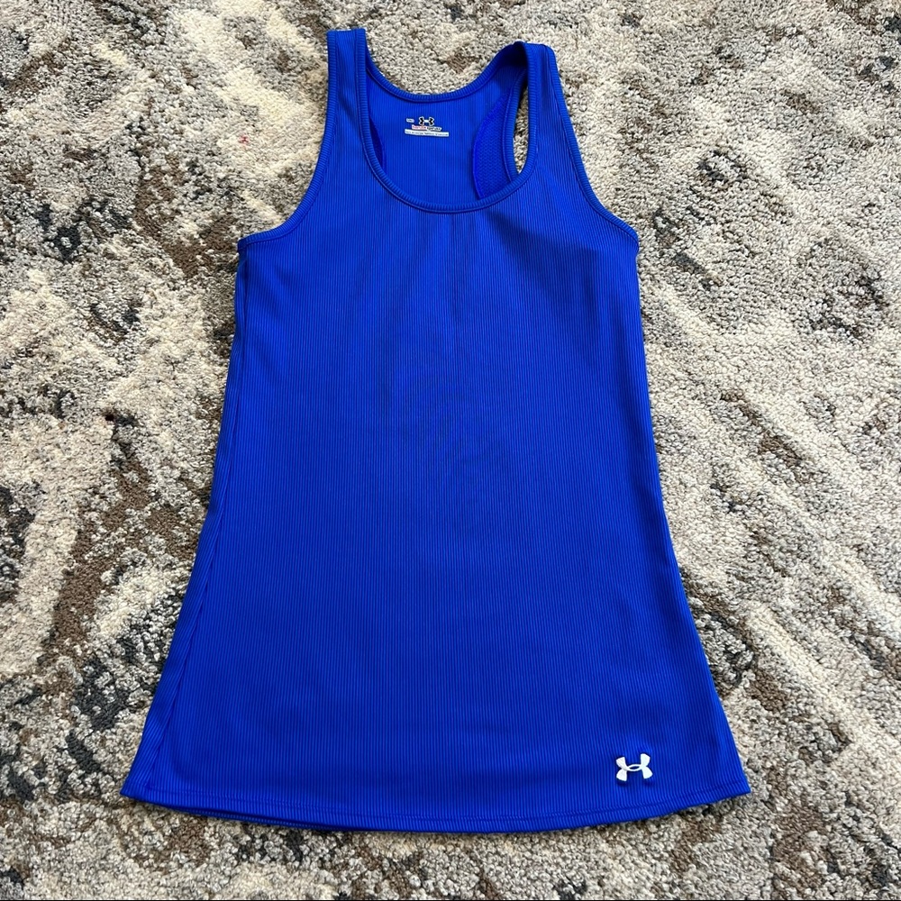 Under Armour Ribbed victory tank top, size medium